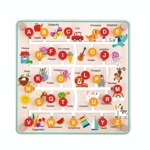 Alphabet & Farm Maze