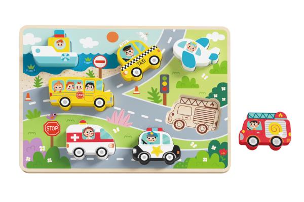 Chunky Puzzle - Transportation - Image 2