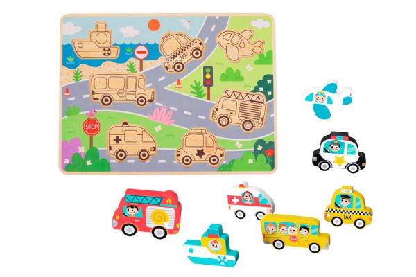 Chunky Puzzle - Transportation - Image 3