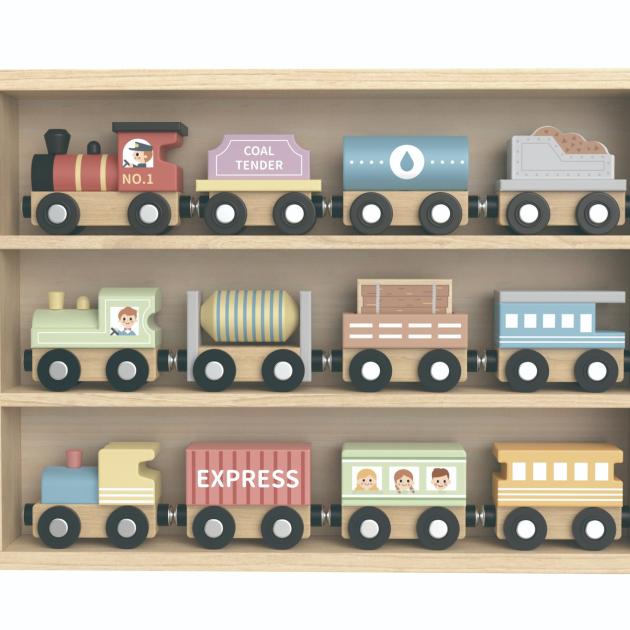 Wooden Train Set