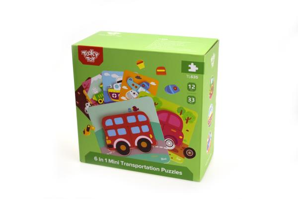 6 In 1 Mini Transportation Puzzle - Image 9