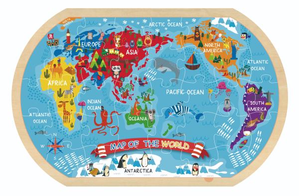 World Map Puzzle